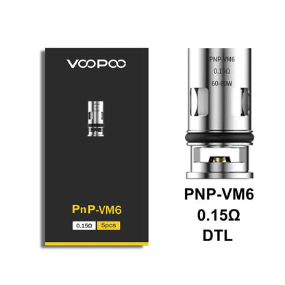 Voopoo PnP VM Coils pack of 5
