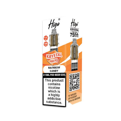Higo Krystal Max Prefilled Pods Rainbow Candy