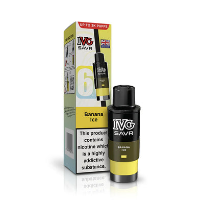 IVG SAVR Banana Ice Compliant Post June 1st Prefilled Pod