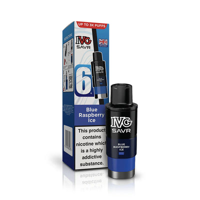 IVG SAVR Blue Raspberry Ice Compliant Post June 1st Prefilled Pod