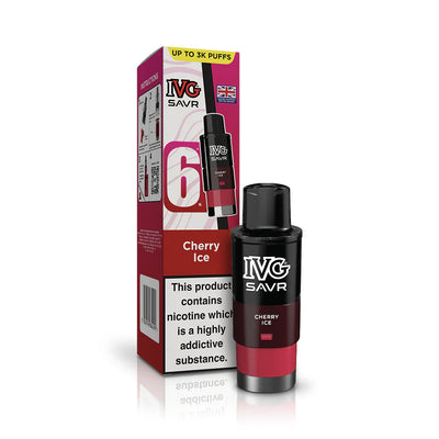 IVG SAVR Cherry Ice Compliant Post June 1st Prefilled Pod
