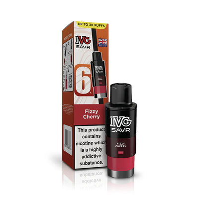 IVG SAVR Fizzy Cherry Compliant Post June 1st Prefilled Pod