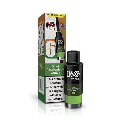 IVG SAVR Kiwi Passionfruit Guava Compliant Post June 1st Prefilled Pod