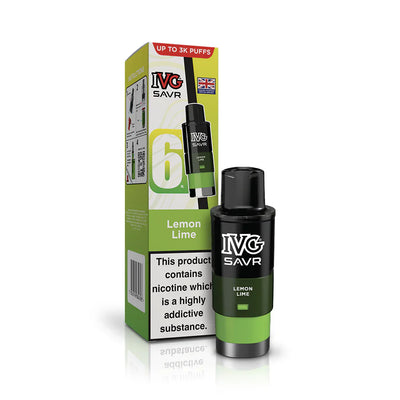 IVG SAVR Lemon Lime Compliant Post June 1st Prefilled Pod