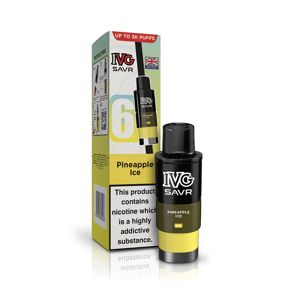 IVG SAVR Pineapple Ice Compliant Post June 1st Prefilled Pod