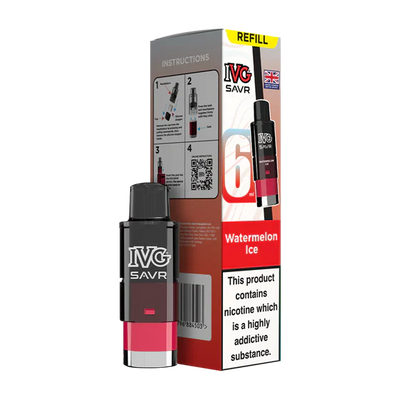 IVG SAVR Watermelon Ice Compliant Post June 1st Prefilled Pod