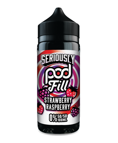 Doozy's Seriously Pod Fill Strawberry Raspberry 100ml E-liquid