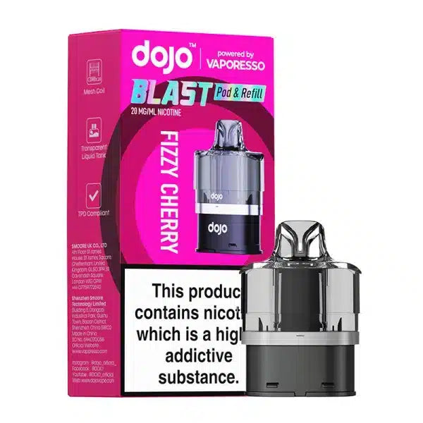 Vaporesso Dojo Blast 6000 Fizzy Cherry Prefilled Pods