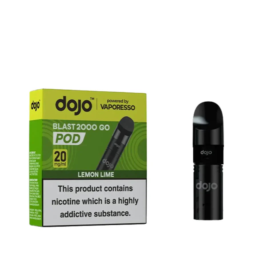 Vaporesso Dojo Blast 2000 Go Compliant Lemon Lime Prefilled Pod