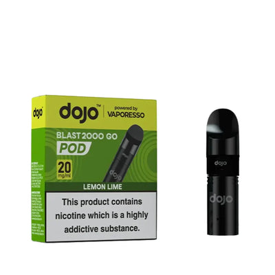 Vaporesso Dojo Blast 2000 Go Compliant Lemon Lime Prefilled Pod
