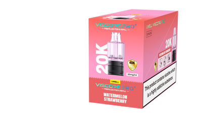 Uwell Viscore Pro+ 20K Watermelon Strawberry Replacement Pod