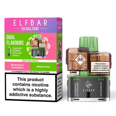 Elf Bar Dual 10K Watermelon Edition Prefilled Pods