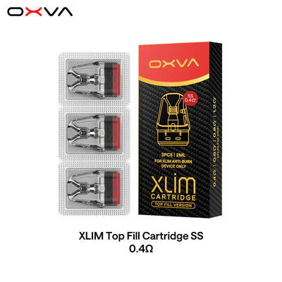 OXVA XLIM Top Fill Cartridge Stainless Steel