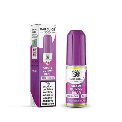 Bar Juice 5000 Grape Gummy Bear 10ml Nic Salts