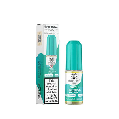 Bar Juice 5000 Fresh Menthol Mojito 10ml Nic Salts