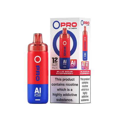 Insta O Pro 10K Blue Sour Raspberry Prefilled Pod Vape Kit