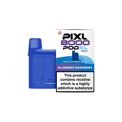 PIXL 8000 Blueberry Raspberry Compliant Post June 1st Prefilled Pod