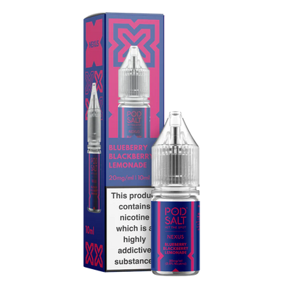 Pod Salt Nexus Blueberry Blackberry Lemonade 10ml Nicotine Salt E-Liquid