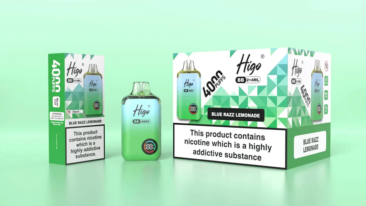 Higo BB Blue Razz Lemonade Prefilled Pod Vape Kit