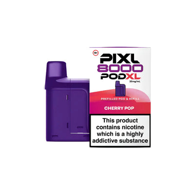 PIXL 8000 Cherry Pop Compliant Post June 1st Prefilled Pod