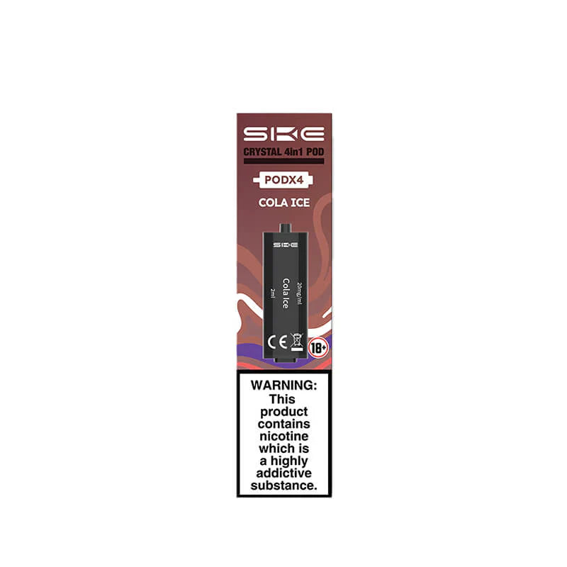 SKE Crystal 4-in-1 2400 Cola Ice Prefilled Pods