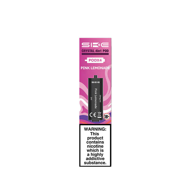 SKE Crystal 4-in-1 2400 Pink Lemonade Prefilled Pods