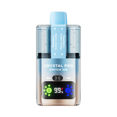 Crystal Pro Switch 30K Blueberry Cotton Candy and Raspberry Cotton Candy Prefilled Pod Kit