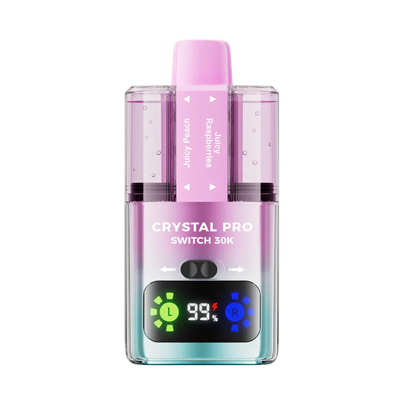 Crystal Pro Switch 30K Juicy Peach and Juicy Raspberries Prefilled Pod Kit