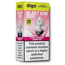 Dojo Blast 10K Strawberry Raspberry Prefilled Pods