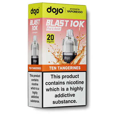 Dojo Blast 10K Ten Tangerines Prefilled Pods