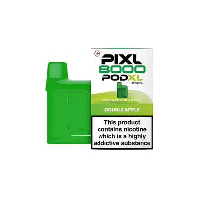 PIXL 8000 Double Apple Compliant Post June 1st Prefilled Pod