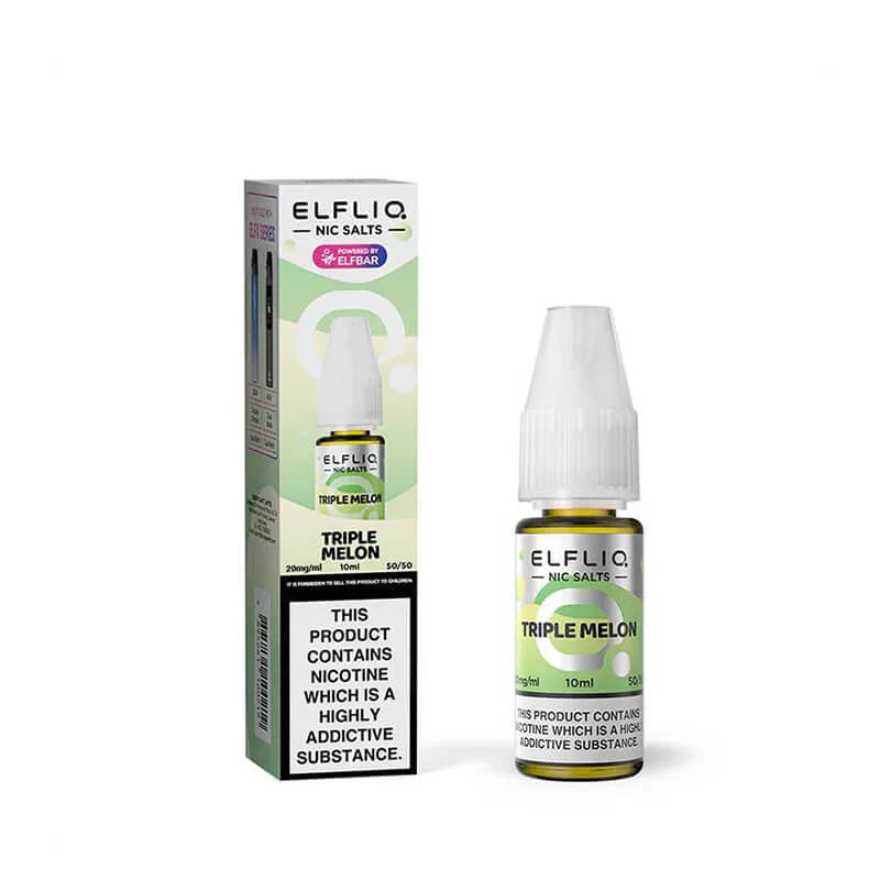 Elf Bar ElfLiq Triple Melon Nic Salt E-Liquid 10ml