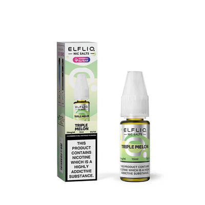 Elf Bar ElfLiq Triple Melon Nic Salt E-Liquid 10ml