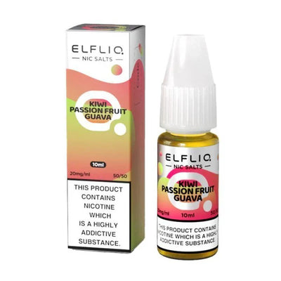 Elf Bar ElfLiq Kiwi Passion Fruit Guava Nic Salt E-Liquid 10ml