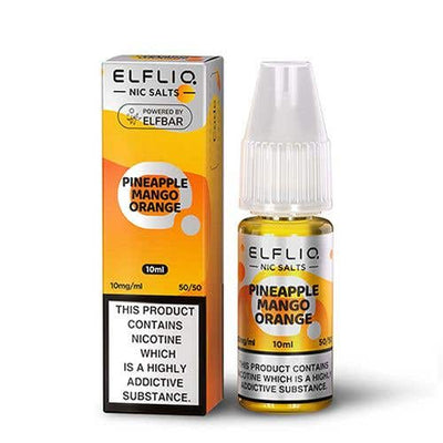 Elf Bar ElfLiq Pineapple Mango Orange Nic Salt E-Liquid 10ml