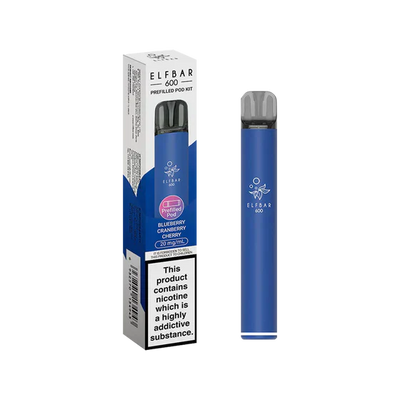 Elf Bar 600 Blueberry Cherry Cranberry Prefilled Pod Kit