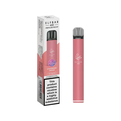 Elf Bar 600 Strawberry Snoow Prefilled Pod Kit