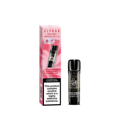 Elf Bar ELFA Pro Strawberry Raspberry Cherry Ice Prefilled Pods