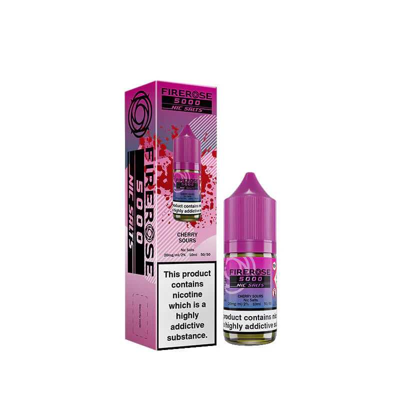 Elux Firerose 5000 Cherry Sours 10mg Nic Salts