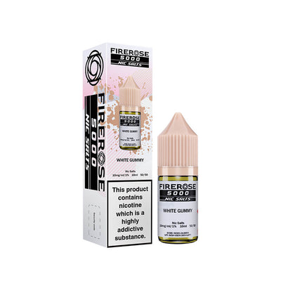 Elux Firerose 5000 White Gummy 10mg Nic Salts