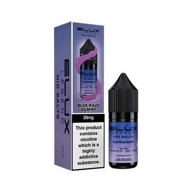 Elux Legend Nic Salts Blue Razz Gummy