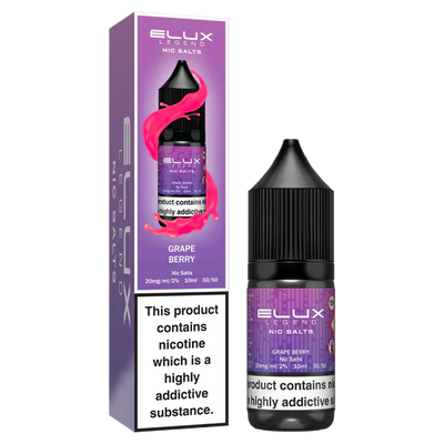 Elux Legend Nic Salts Grape Berry