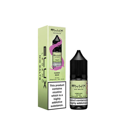 Elux Legend Gummy Bears 10mg Nic Salts