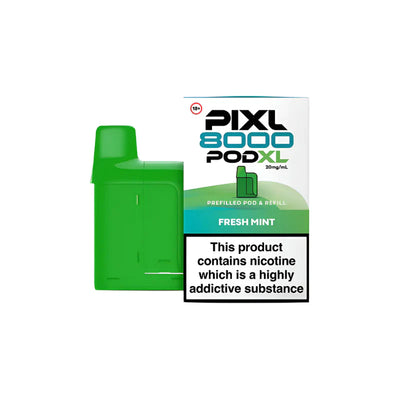 PIXL 8000 Fresh Mint Compliant Post June 1st Prefilled Pod