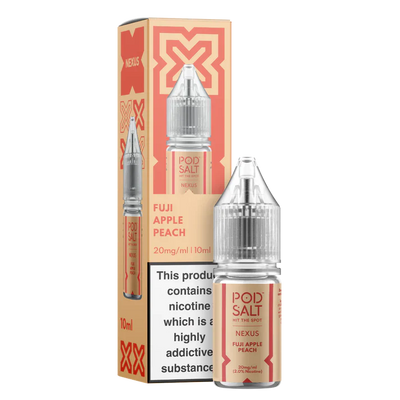 Pod Salt Nexus Fuji Apple Peach 10ml Nicotine Salt E-Liquid