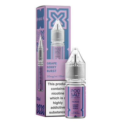Pod Salt Nexus Grape Berry Burst 10ml Nicotine Salt E-Liquid