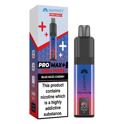Hayati Pro Max Plus 6000 Blue Razz Cherry Prefilled Pod Kit