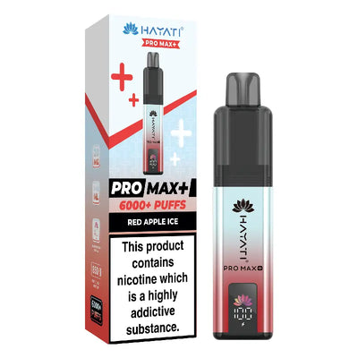 Hayati Pro Max Plus 6000 Red Apple Ice Prefilled Pod Kit