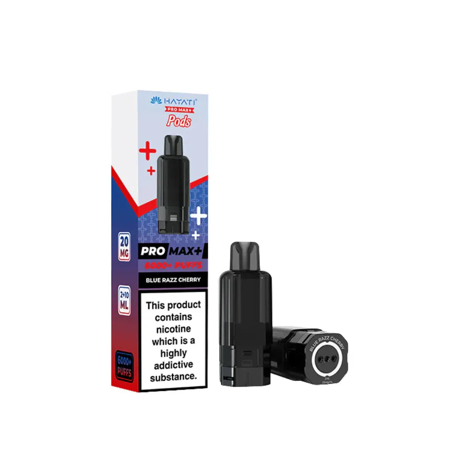 Hayati Pro Max Plus 6000 Blue Razz Cherry Replacement Pods