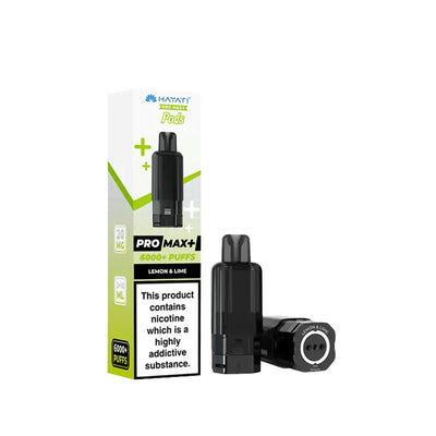 Hayati Pro Max Plus 6000 Lemon and Lime Replacement Pods